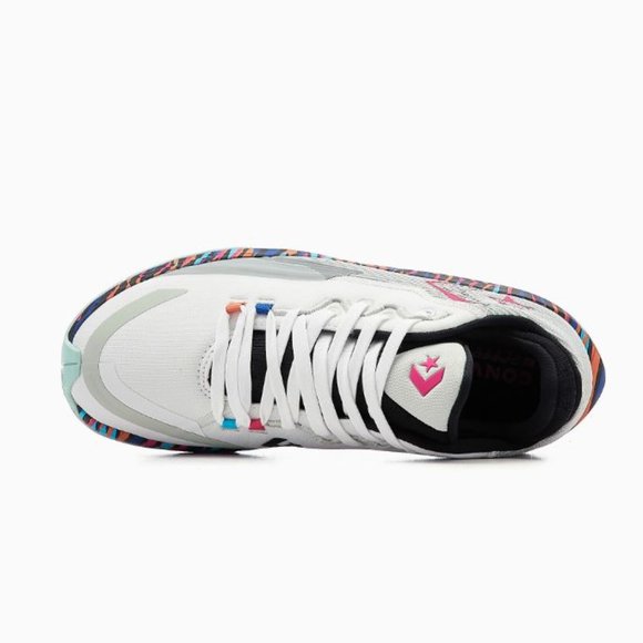 Converse All Star BB Jet Striped White Multi 172664C Basketball Sneakers - Picture 4 of 10